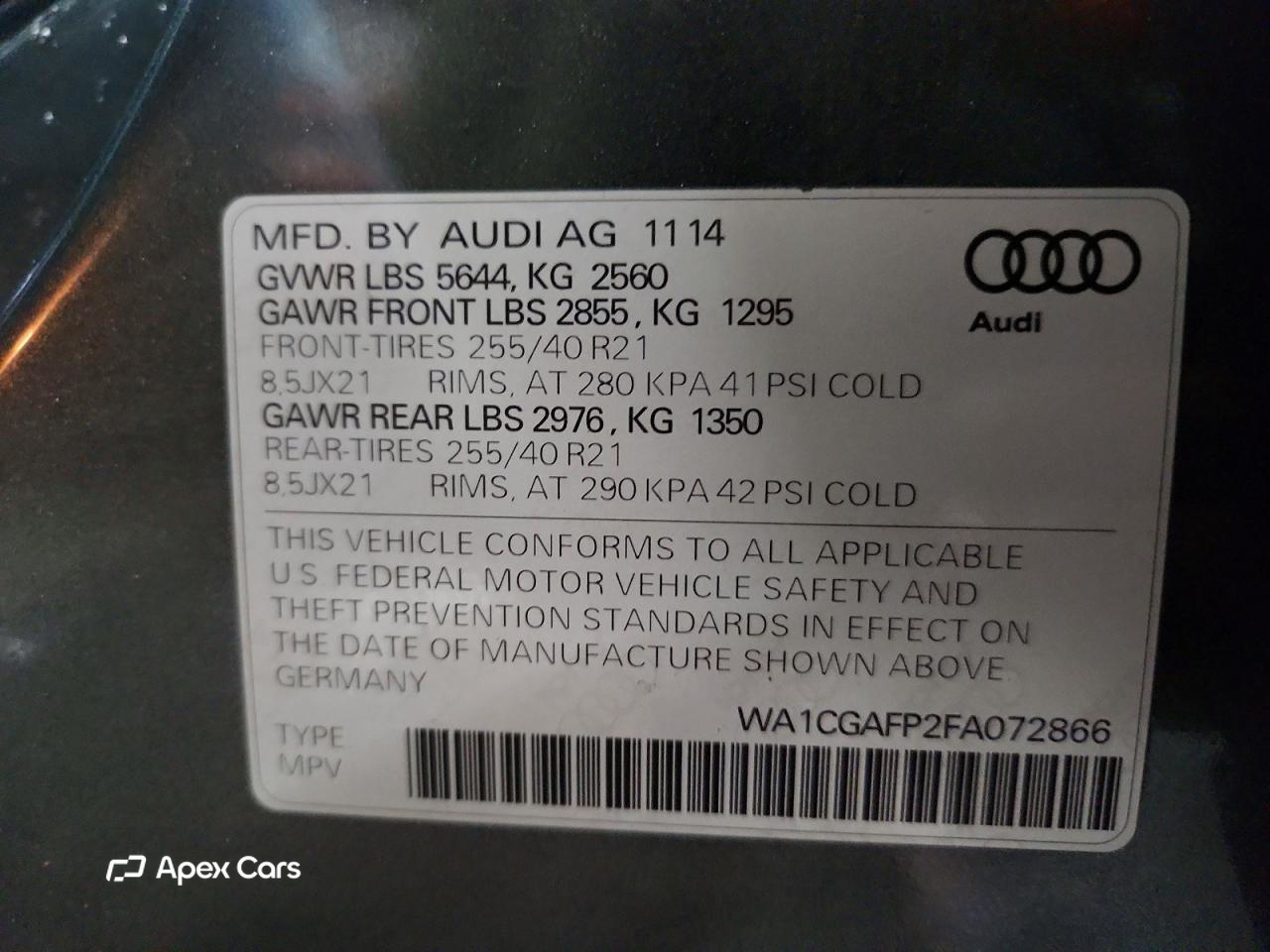 Audi SQ5 2015
