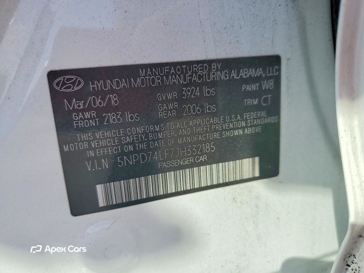 Hyundai Elantra 2018