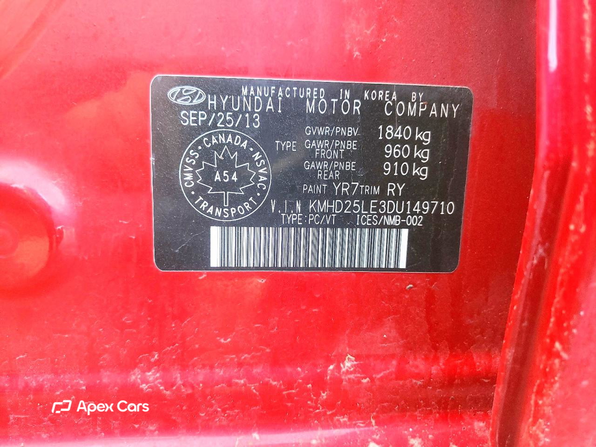 Hyundai Elantra 2013