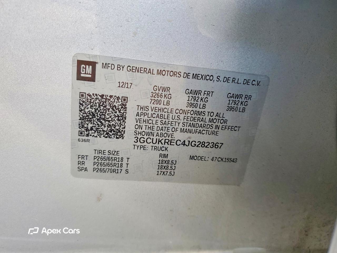 Chevrolet  2018
