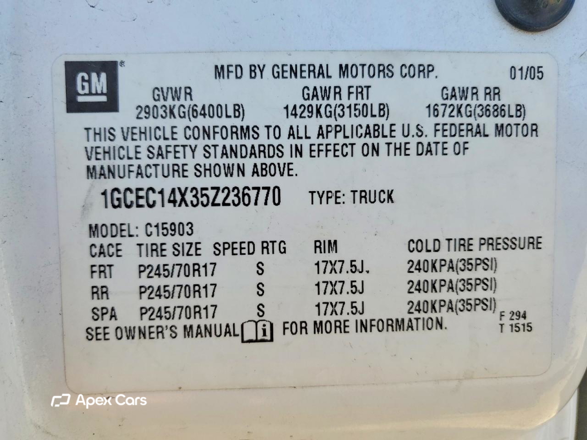 Chevrolet Silverado 2005