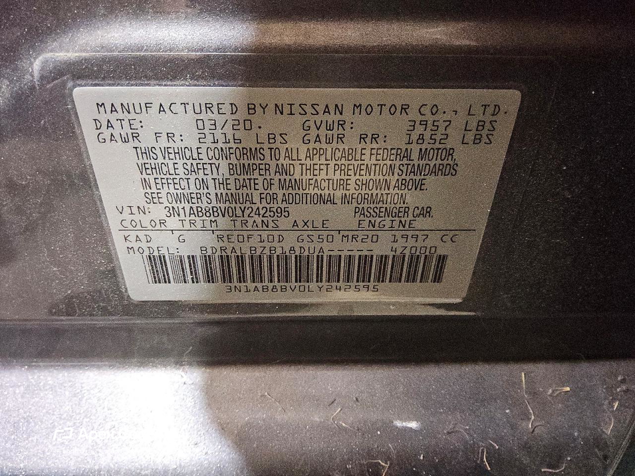 Nissan Sentra 2020