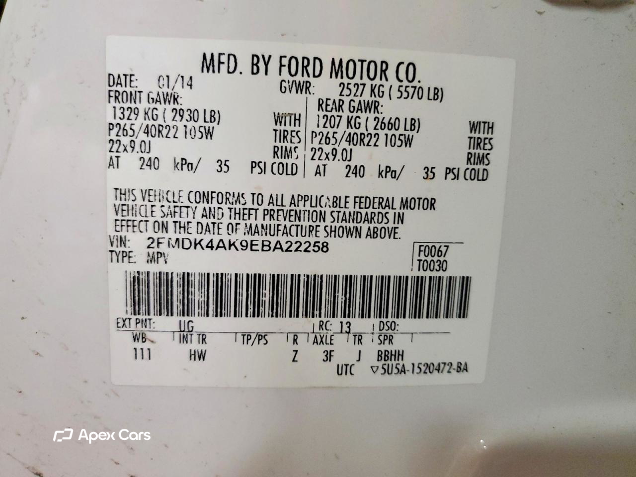 Ford Edge 2014