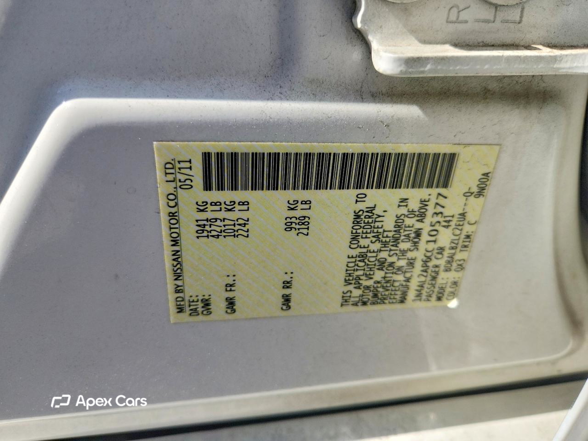 Nissan Altima 2012