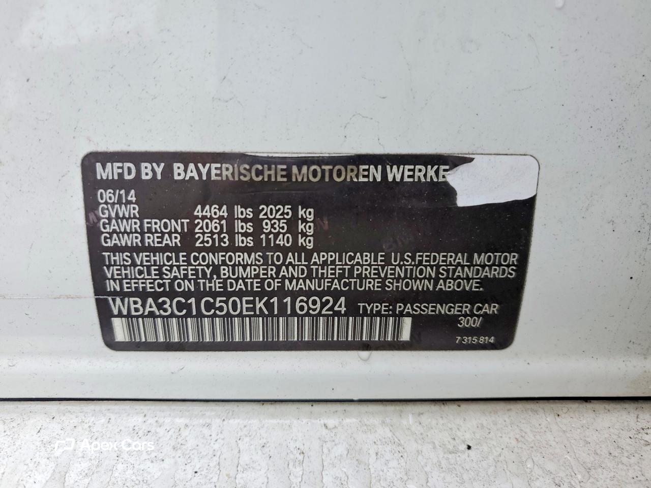 BMW Series 3 2014