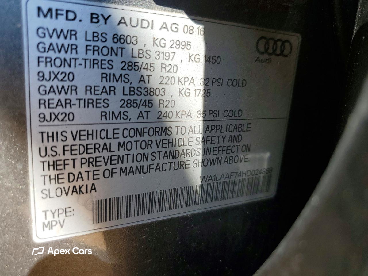 Audi Q7 2017