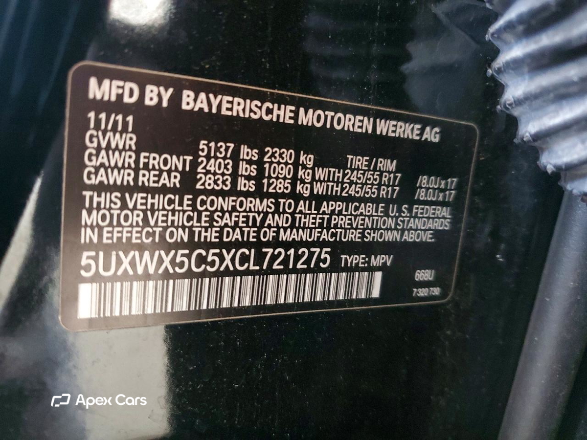 BMW X3 2012