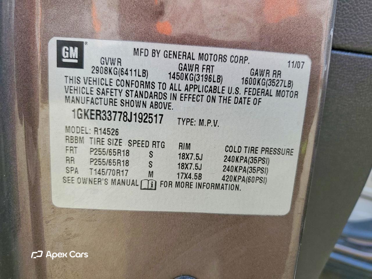GMC Acadia 2008