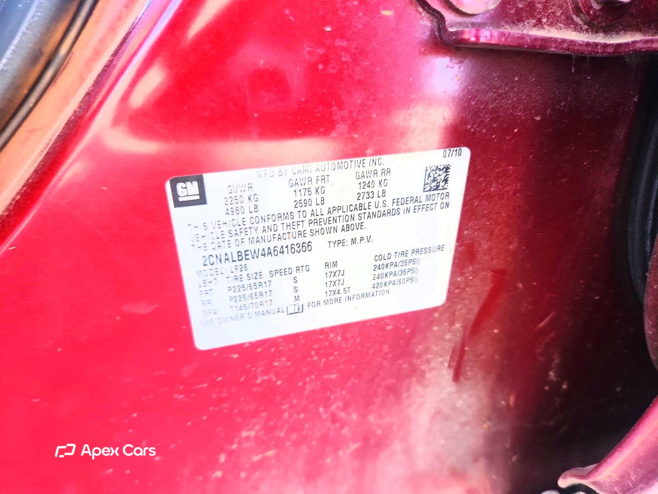 Chevrolet Equinox 2010