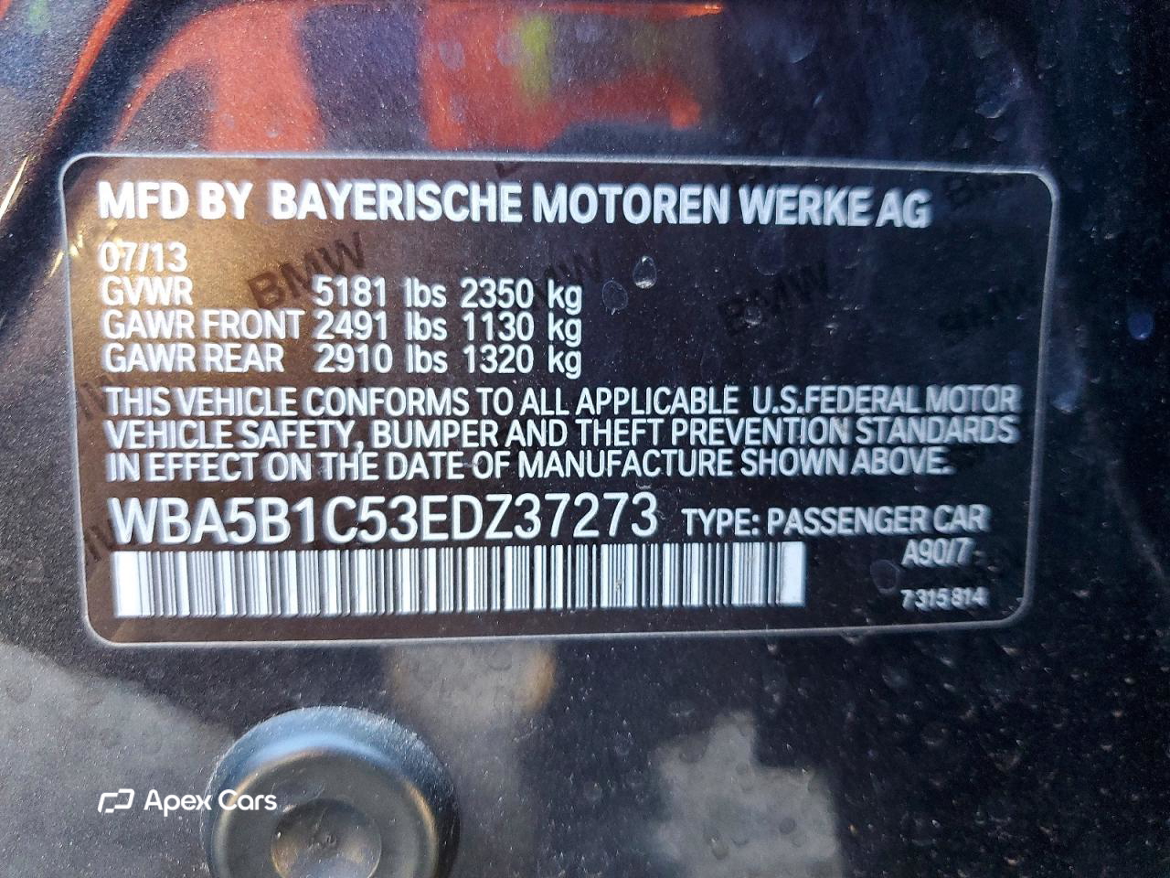 BMW Series 5 2014