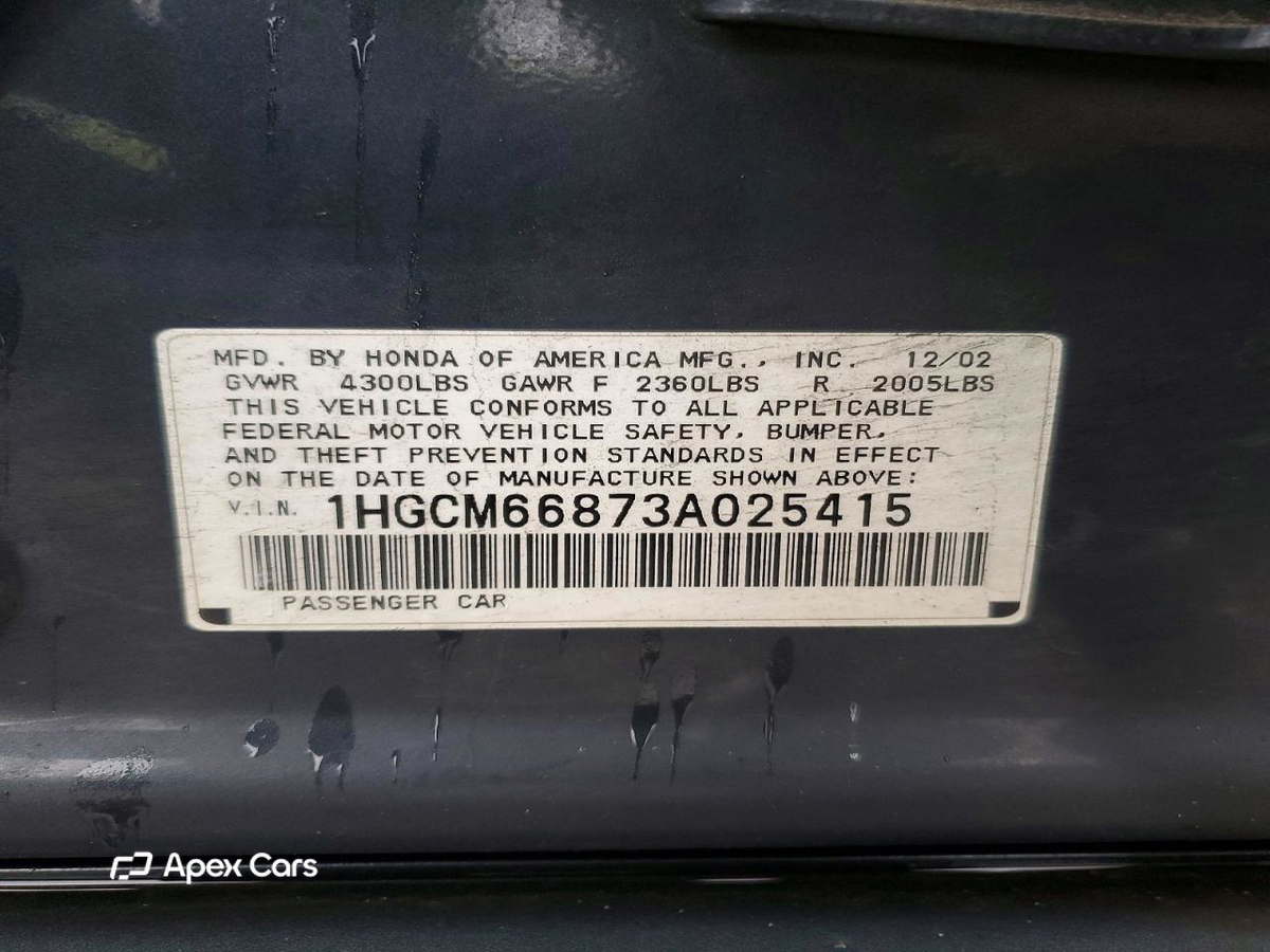 Honda Accord 2003