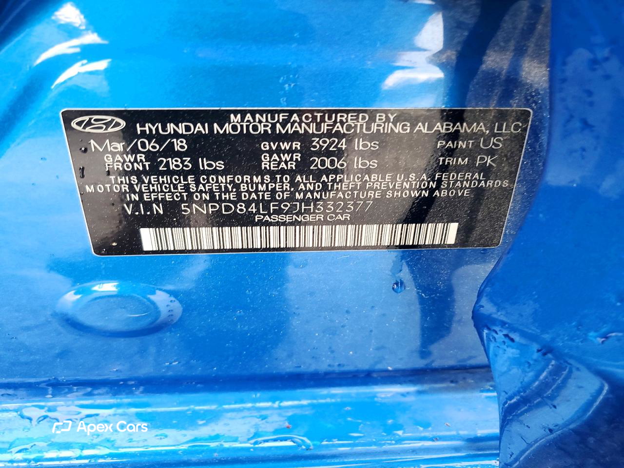 Hyundai Elantra 2018