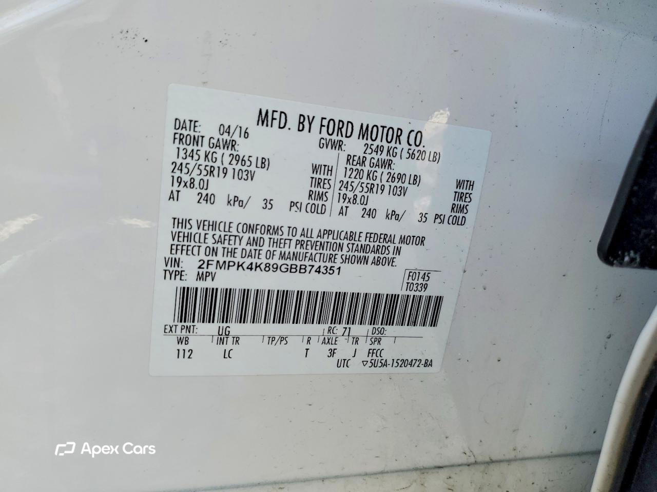 Ford Edge 2016