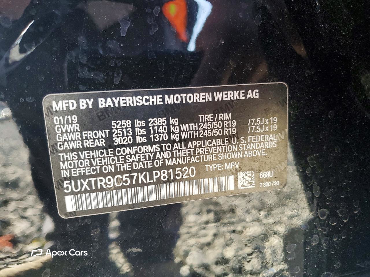 BMW X3 2019