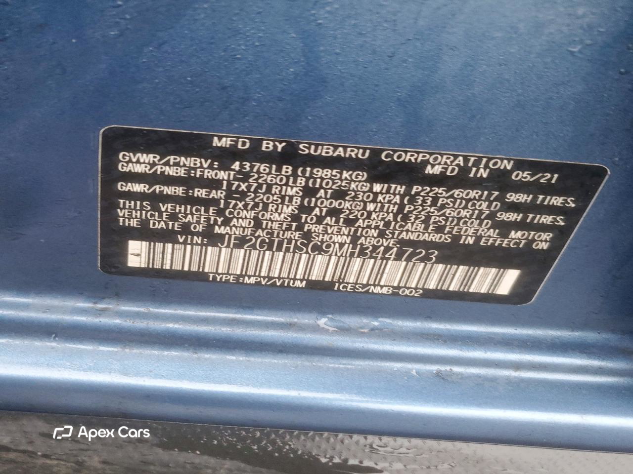 Subaru XV 2021
