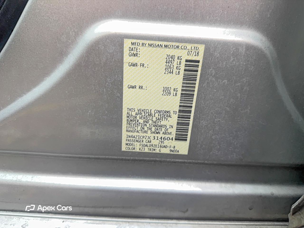 Nissan Leaf 2018