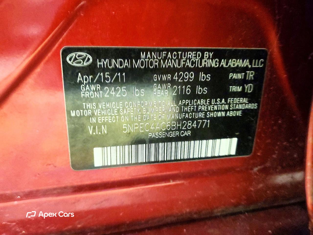 Hyundai Sonata 2011