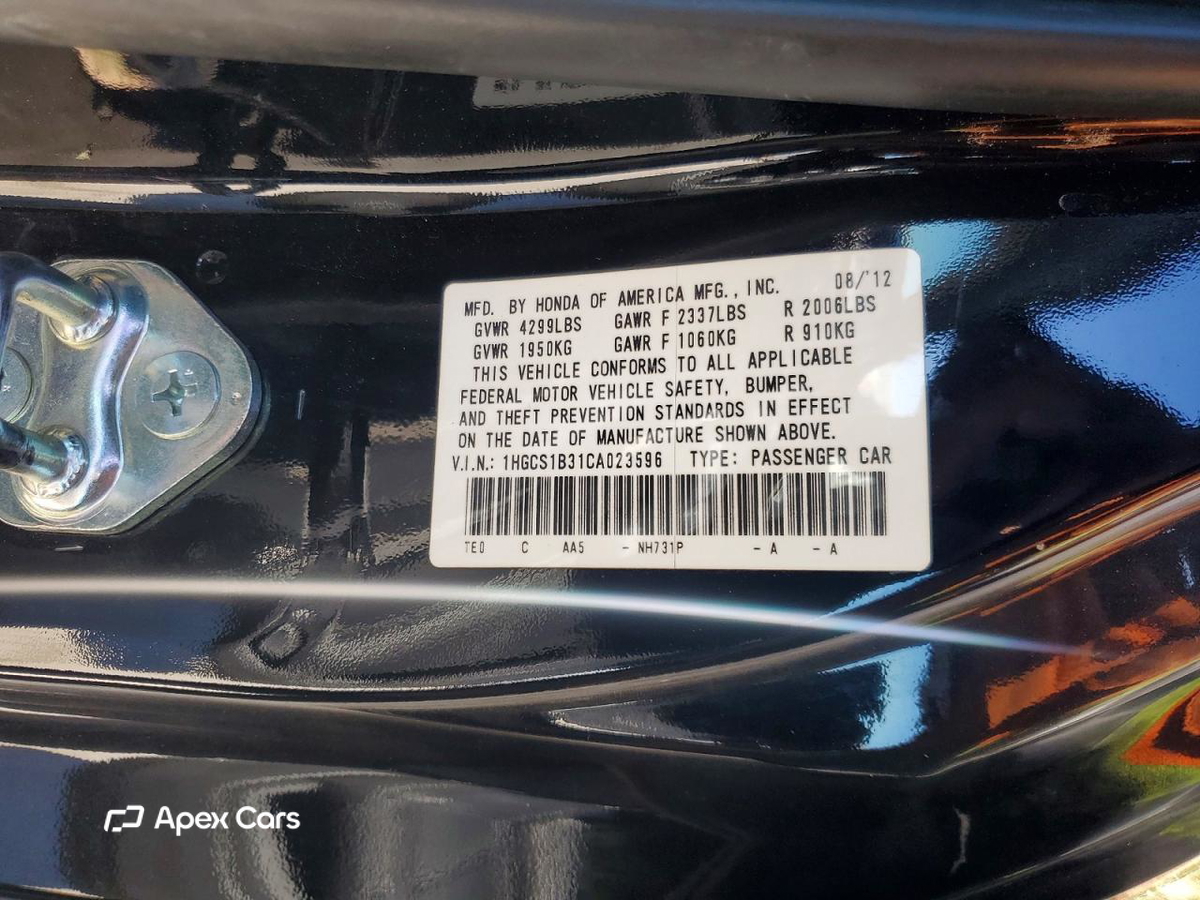Honda Accord 2012