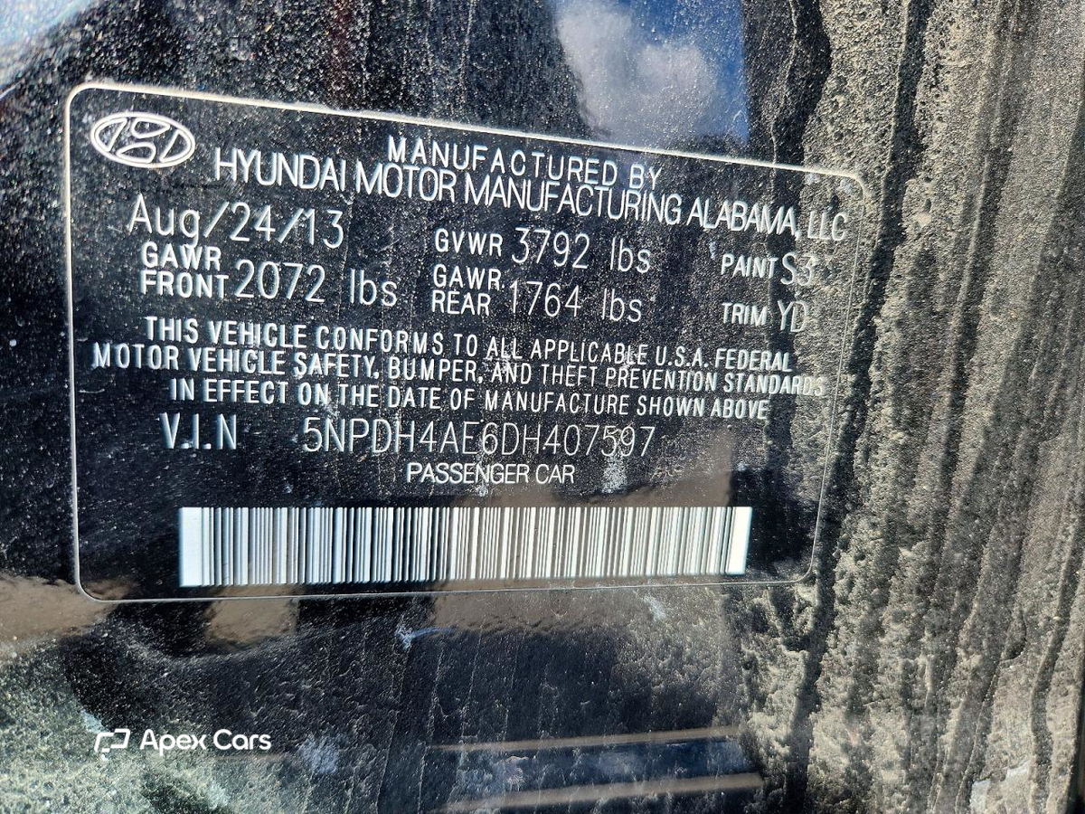 Hyundai Elantra 2013
