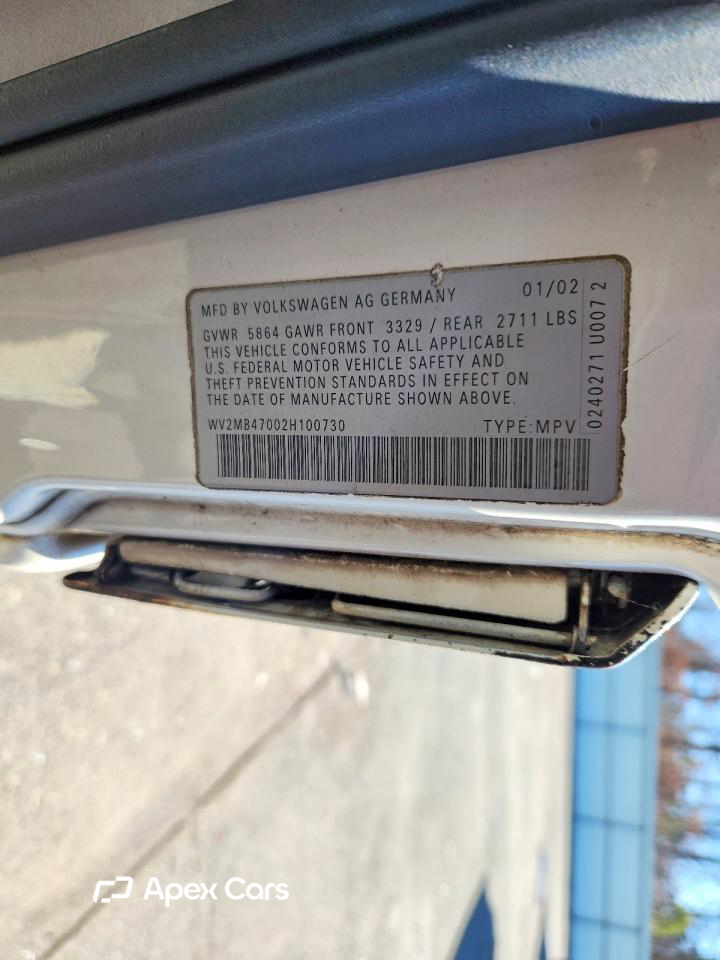 Volkswagen EuroVan 2002