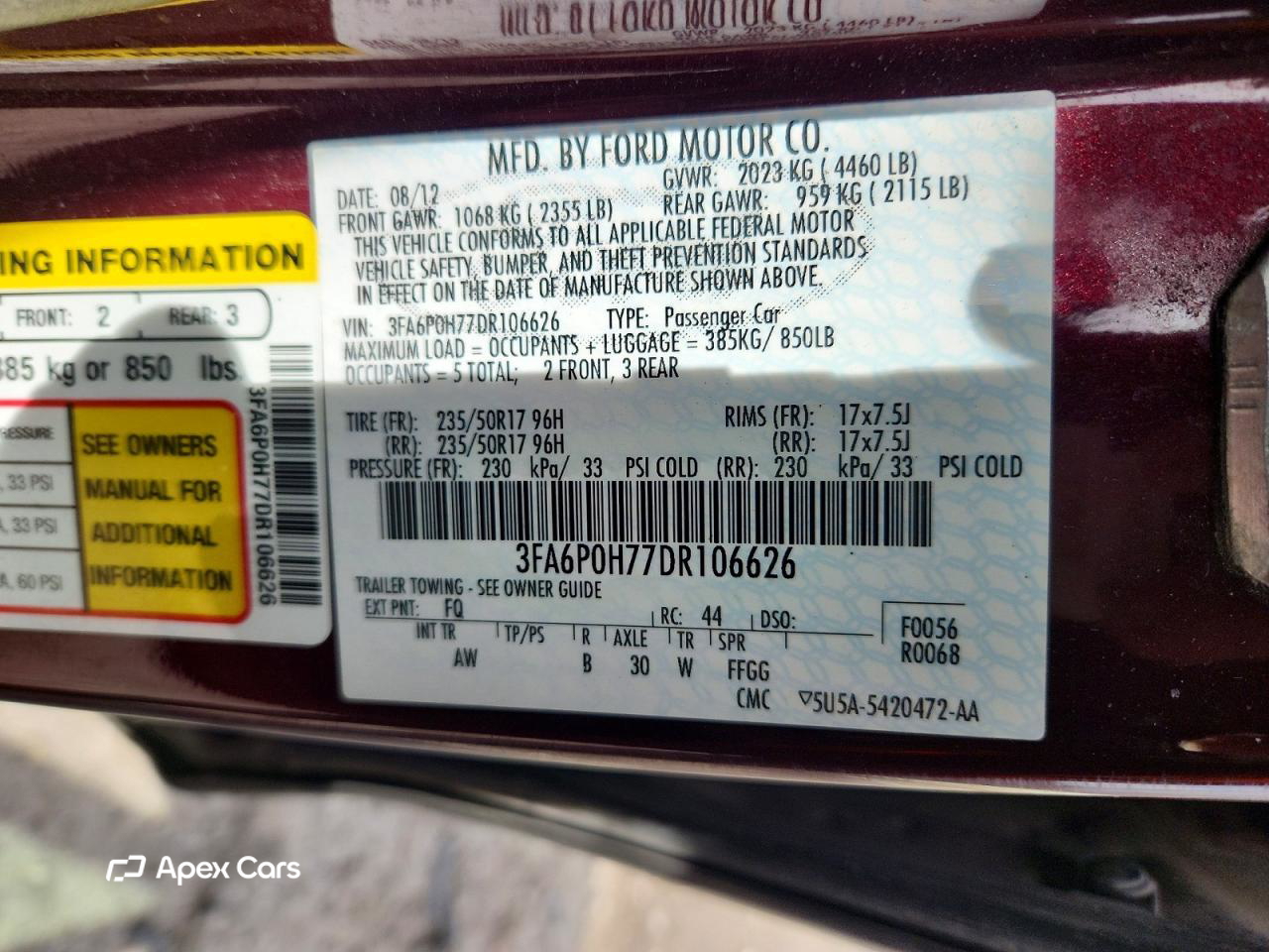 Ford Fusion 2013