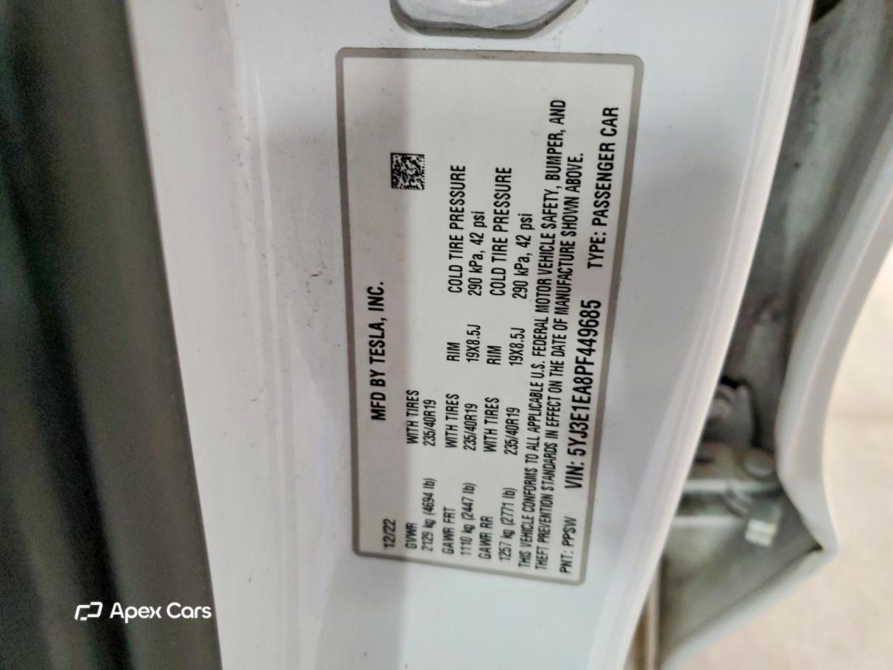 Tesla Model 3 2023
