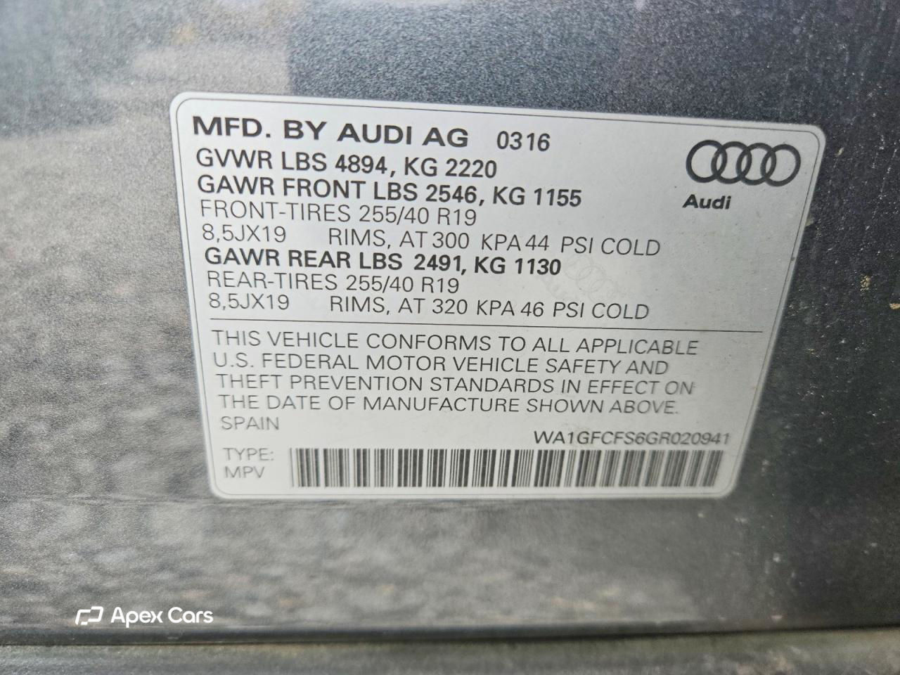 Audi Q3 2016