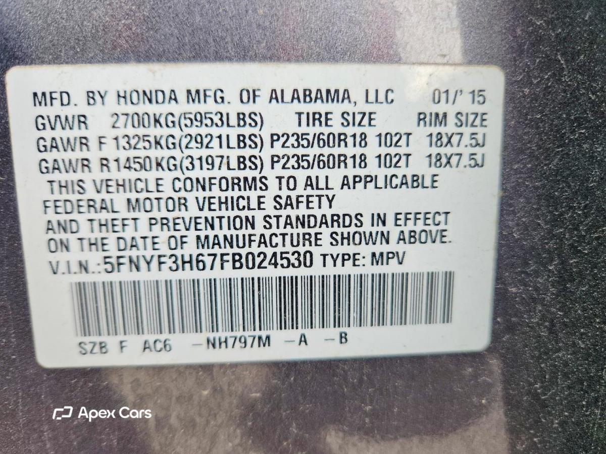 Honda Pilot 2015