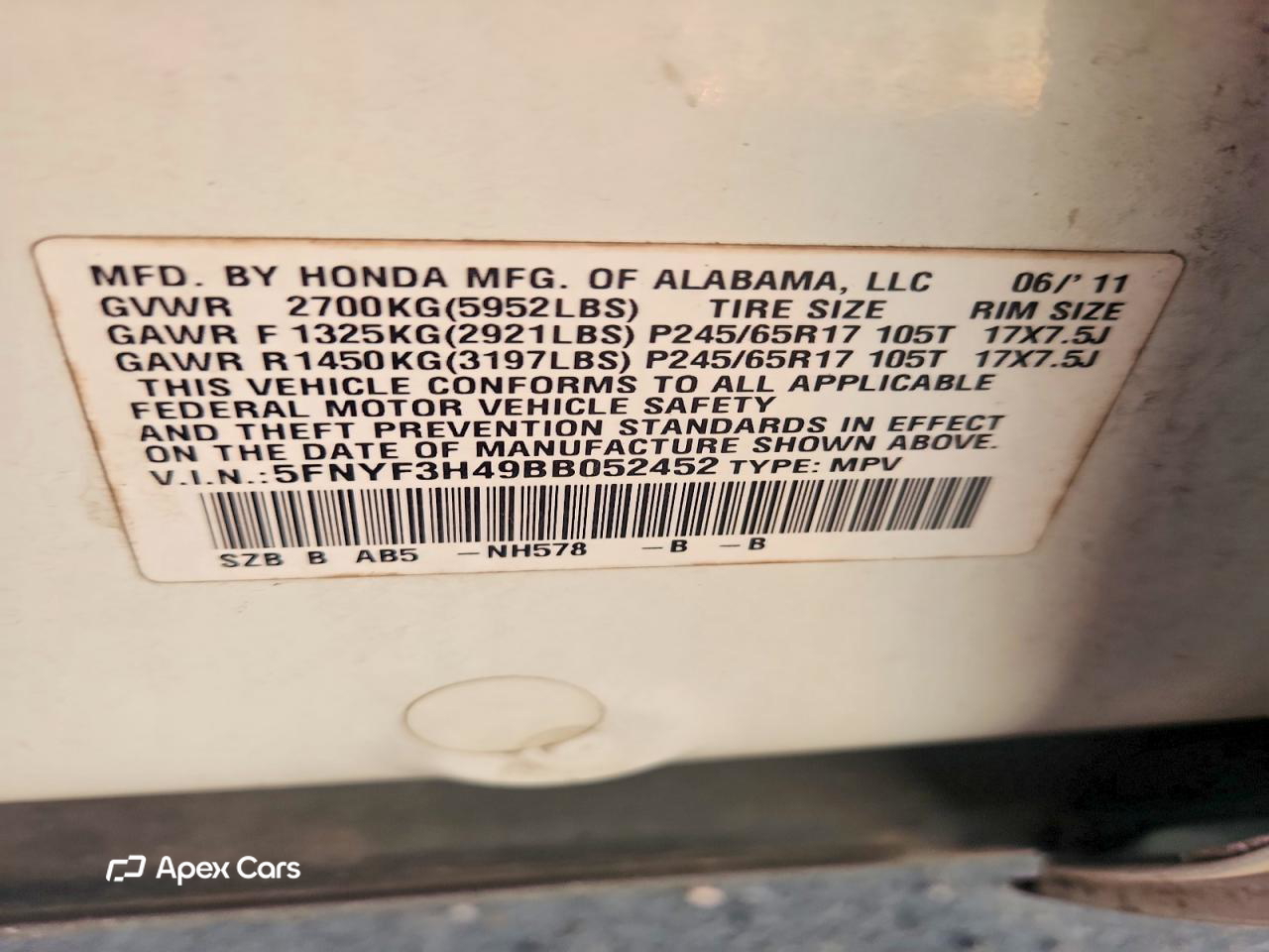 Honda Pilot 2011