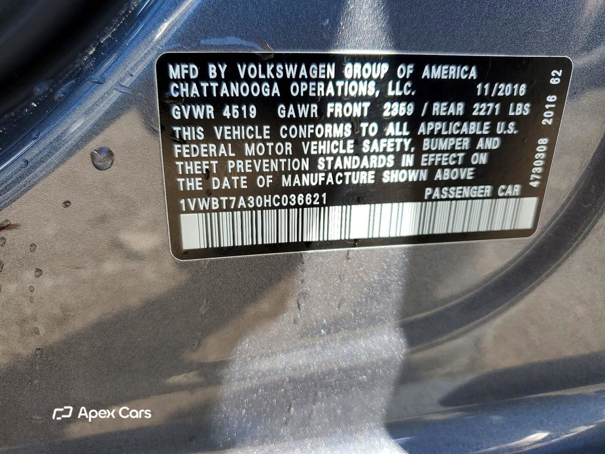Volkswagen Passat 2017