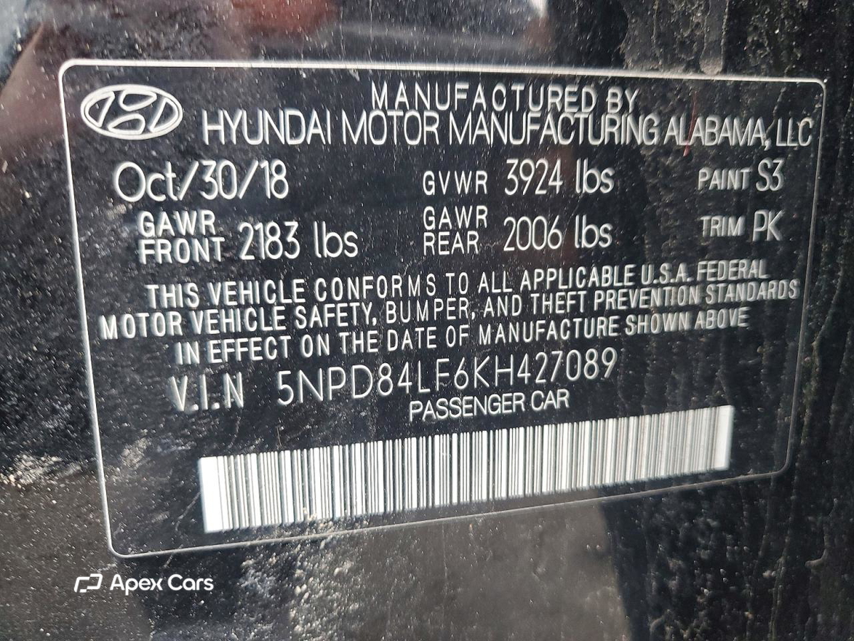 Hyundai Elantra 2019