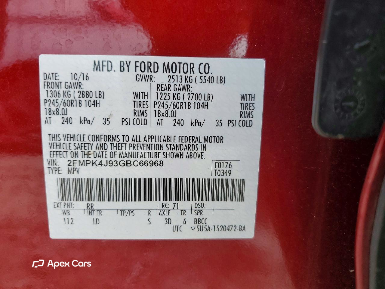 Ford Edge 2016