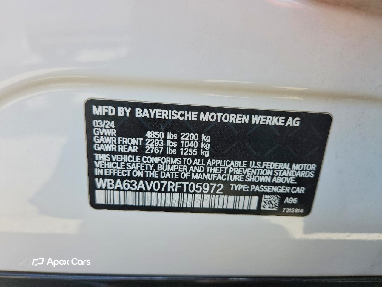 BMW Series 4 2024