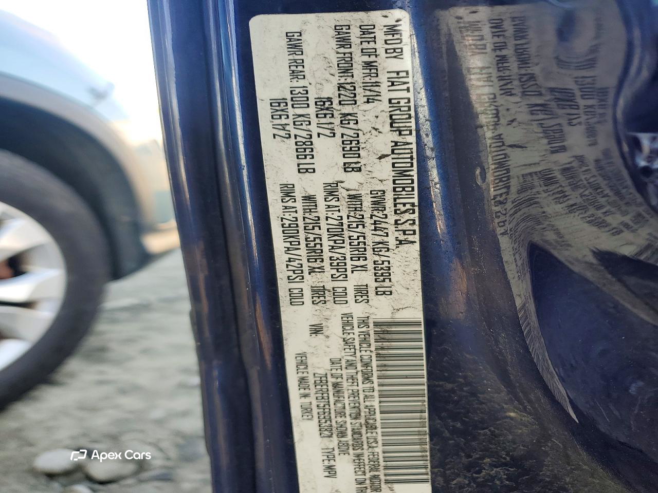 RAM ProMaster City 2015