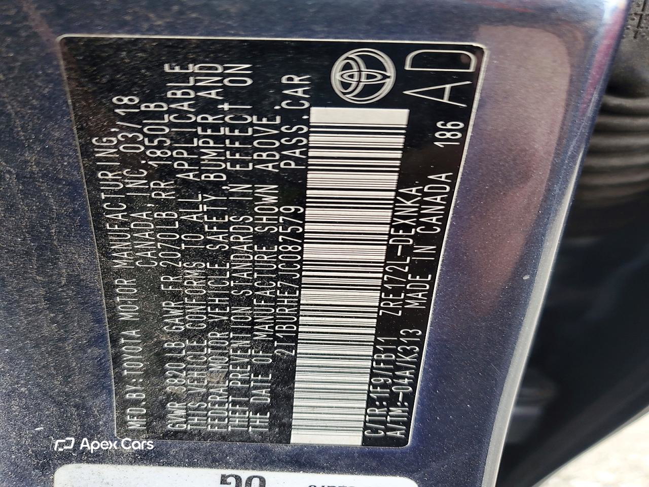 Toyota Corolla 2018