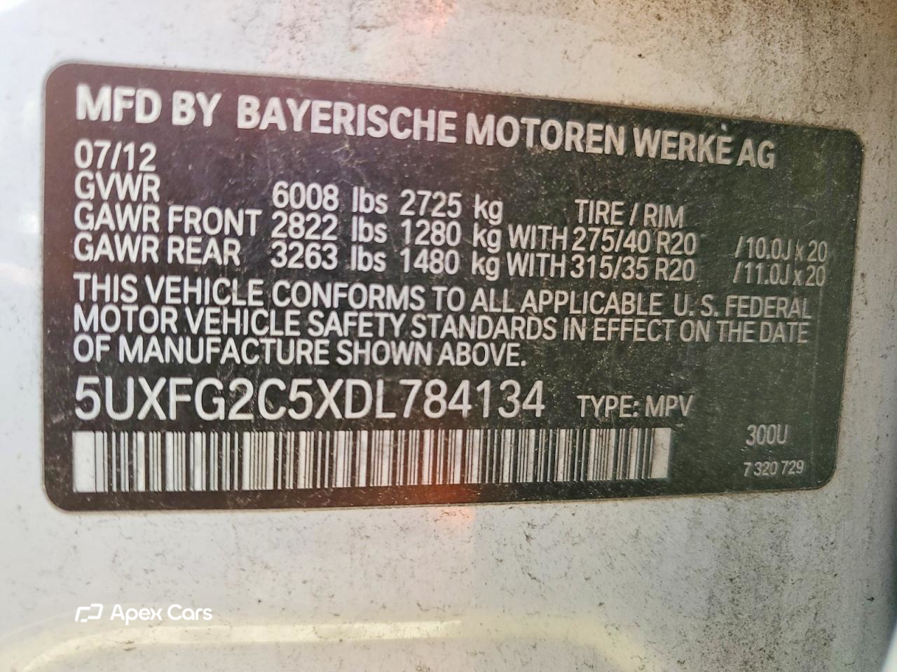 BMW X6 2013