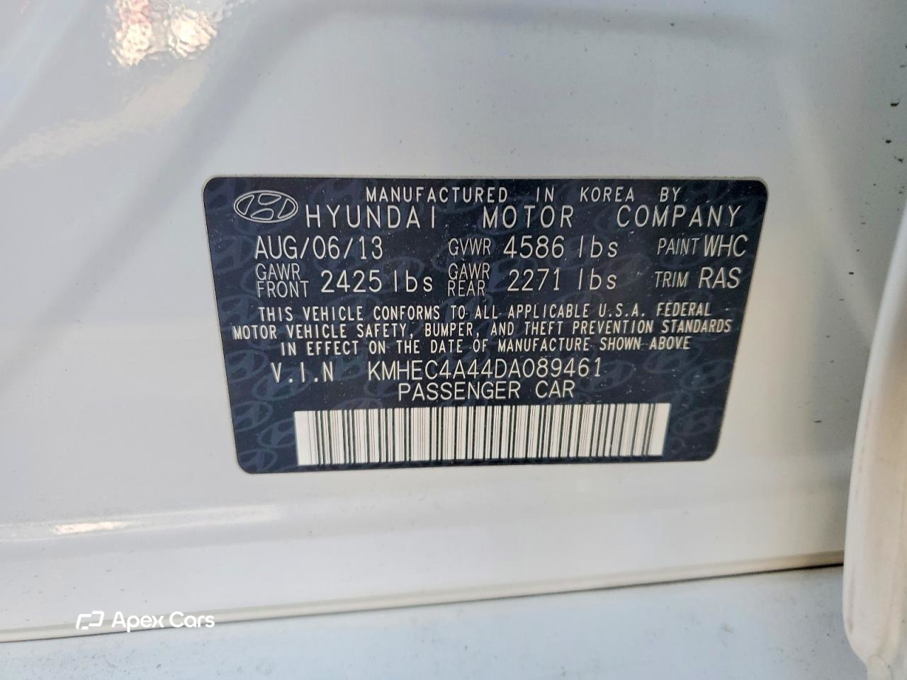 Hyundai Sonata 2013