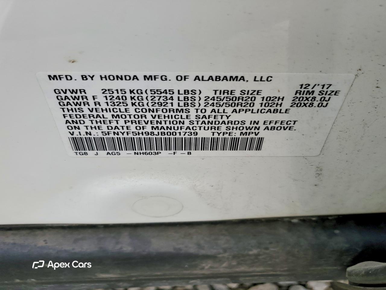 Honda Pilot 2018