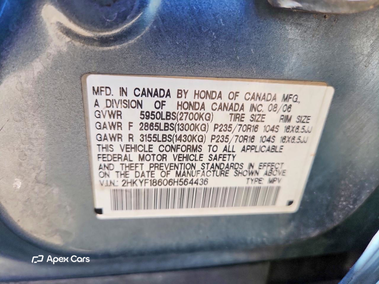 Honda Pilot 2006