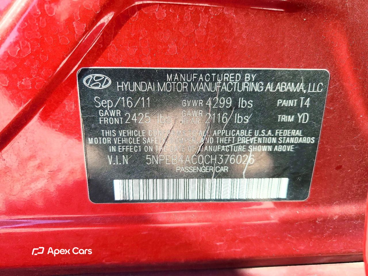 Hyundai Sonata 2012