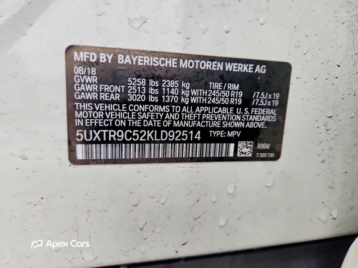 BMW X3 2019