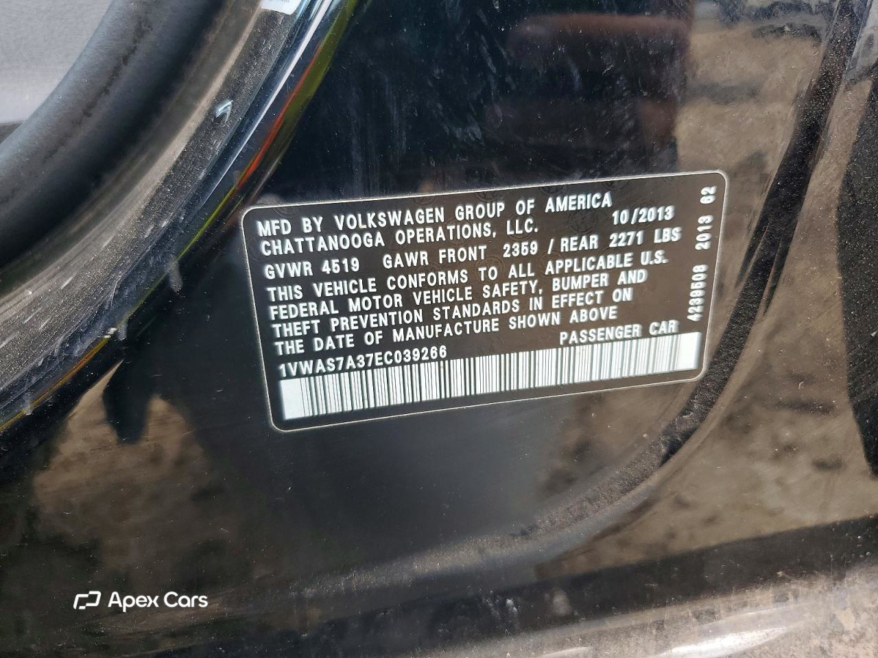 Volkswagen Passat 2014