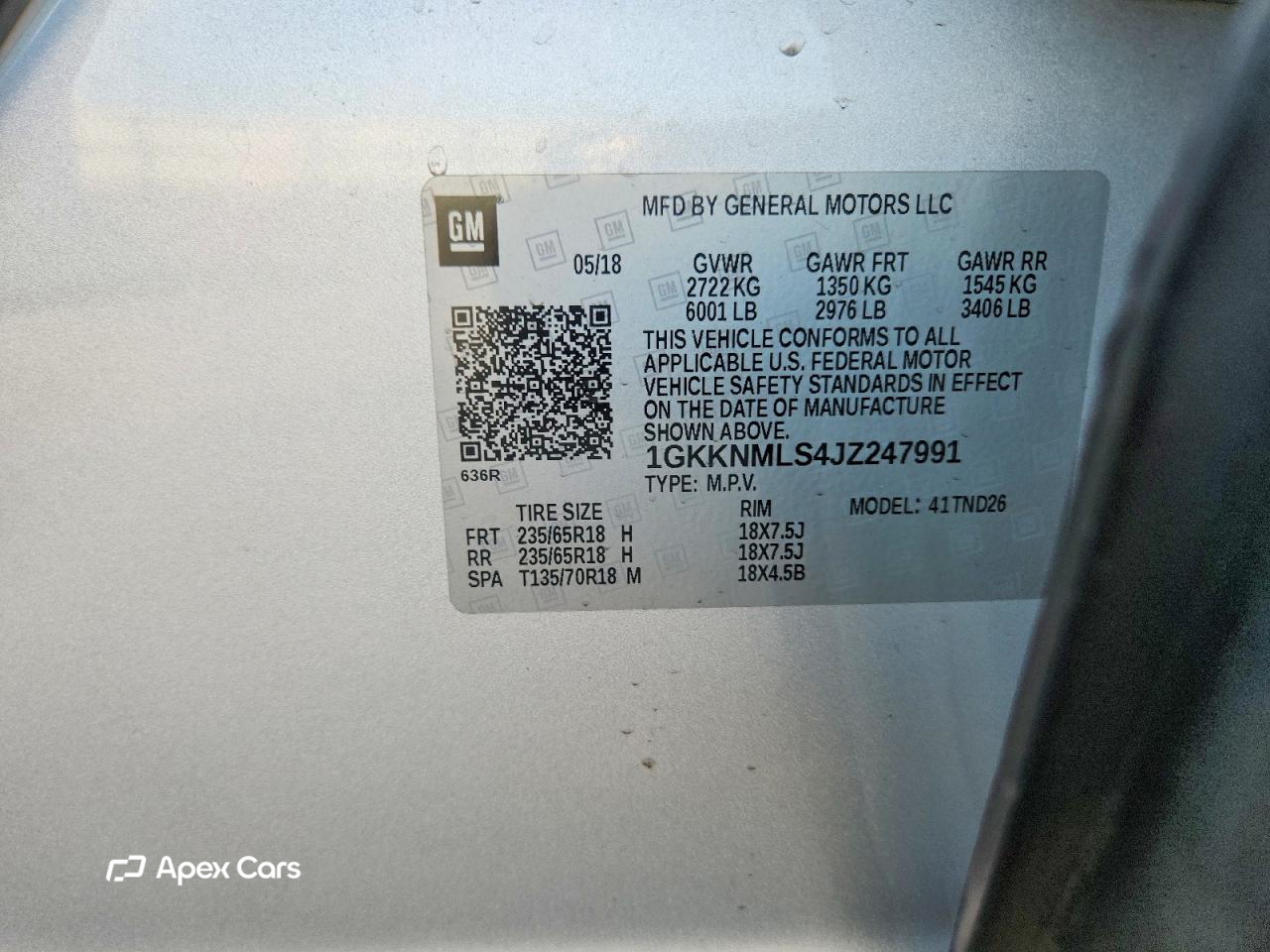 GMC Acadia 2018