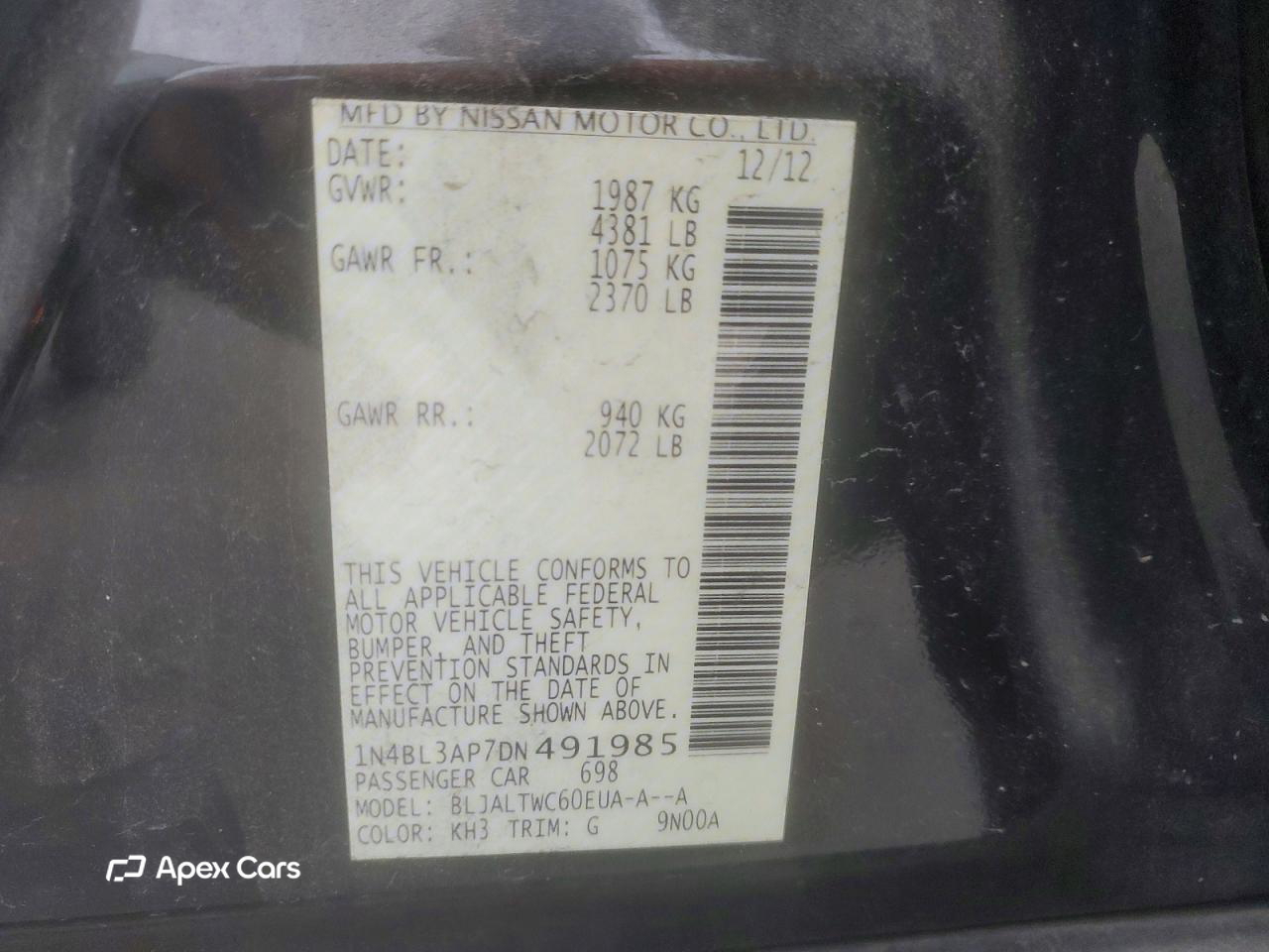 Nissan Altima 2013