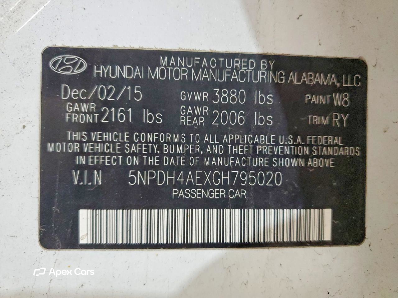 Hyundai Elantra 2016
