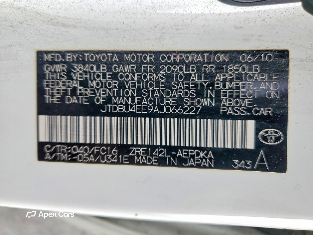 Toyota Corolla 2010