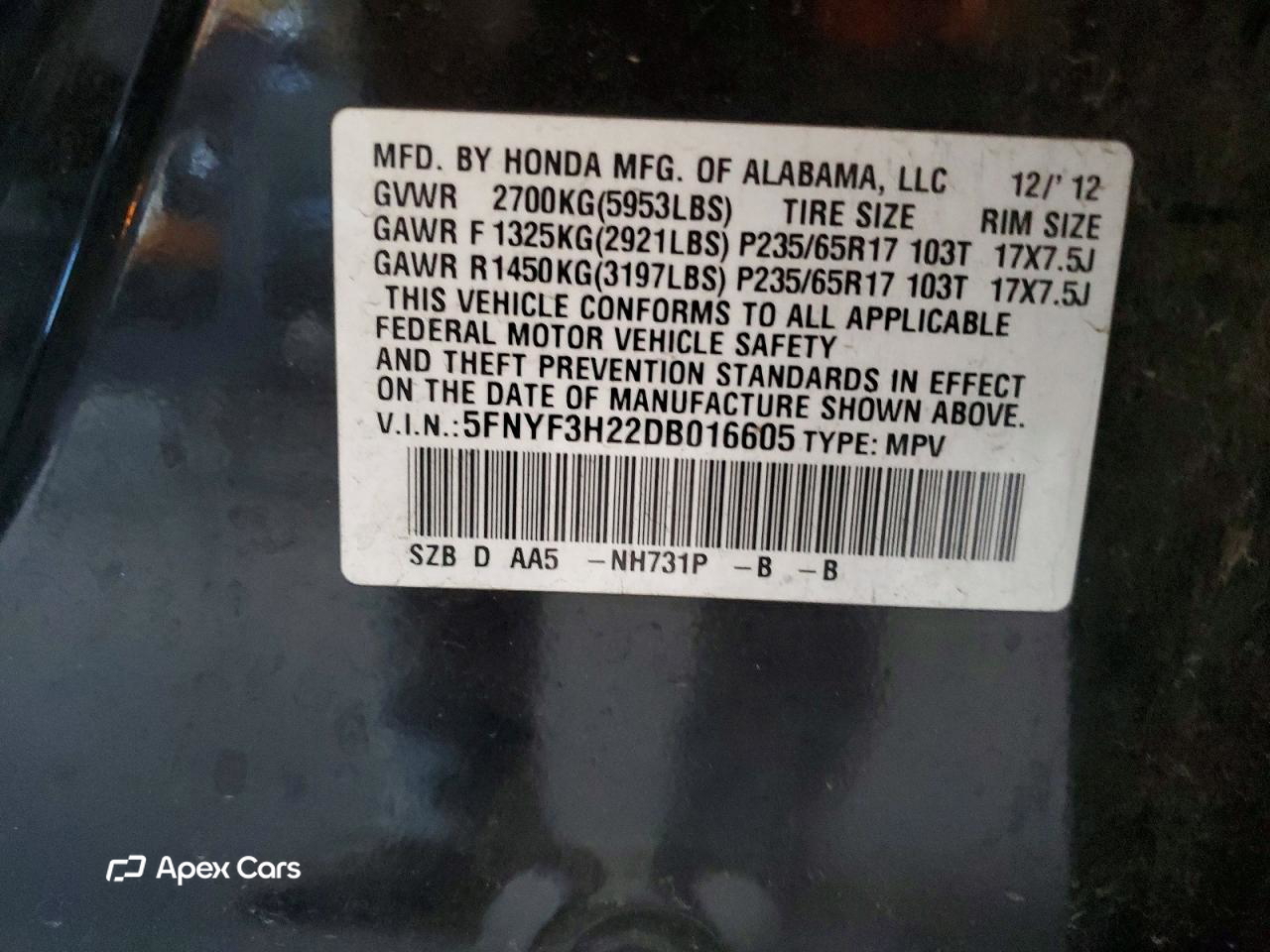 Honda Pilot 2013