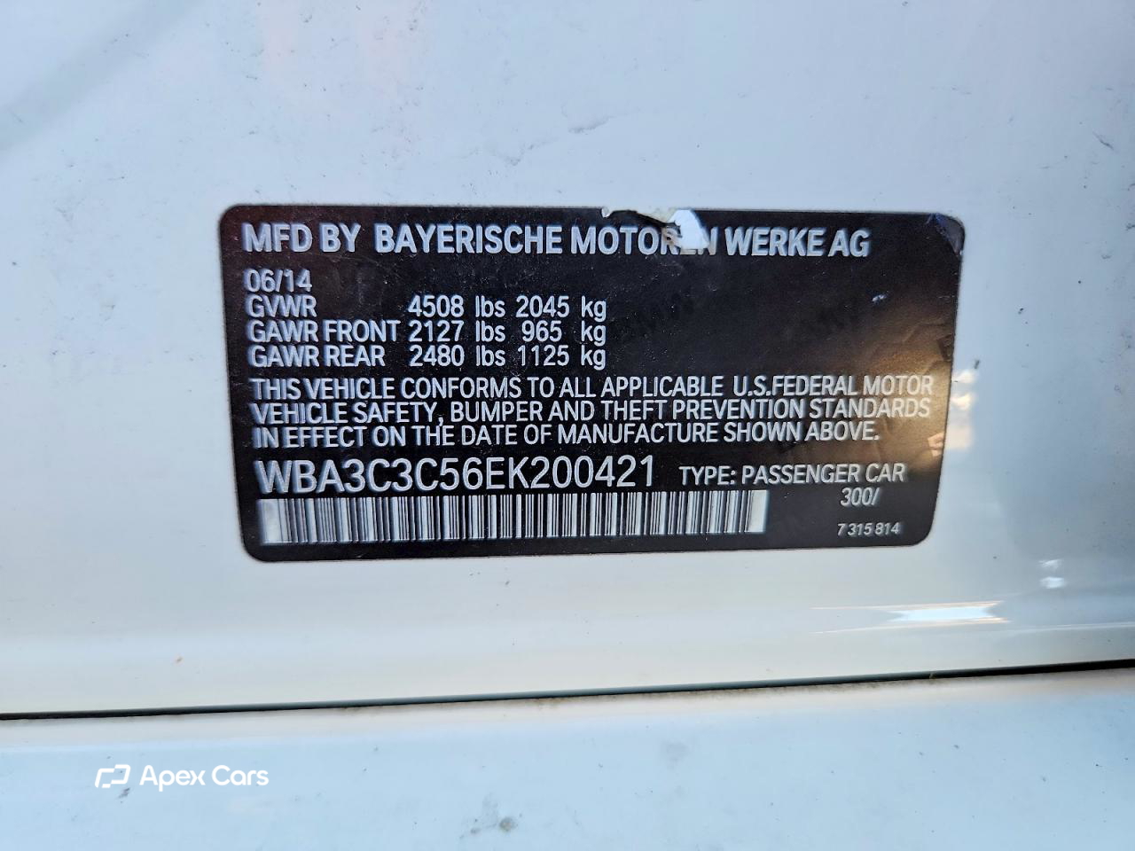 BMW Series 3 2014