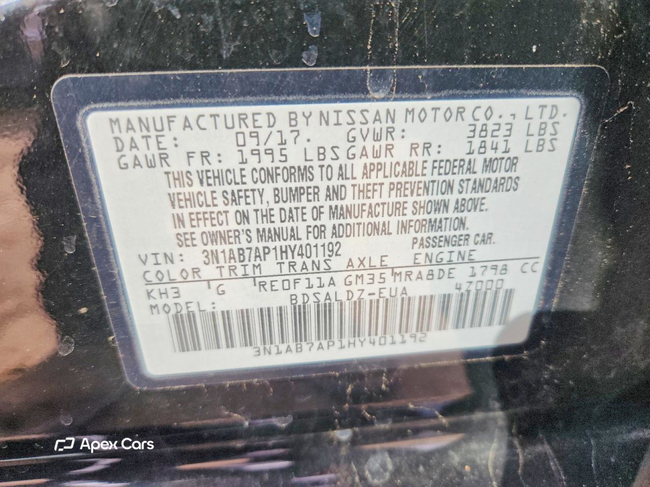 Nissan Sentra 2017