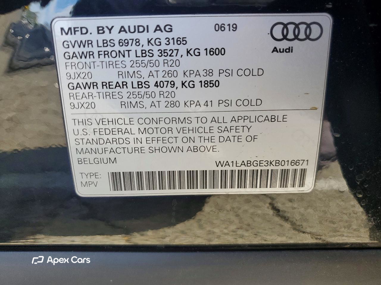 Audi e-tron 2019